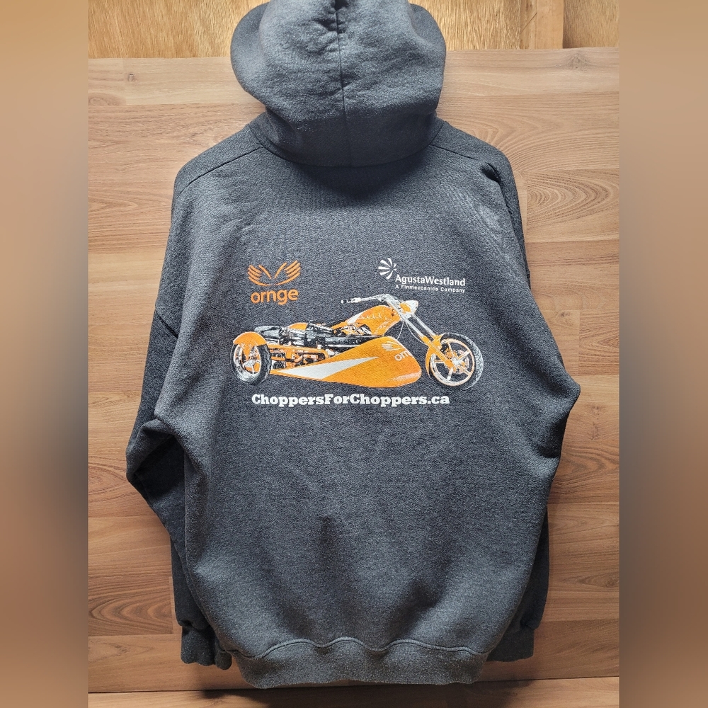 Orange County Choppers Ornge Rescue Bike Sweatshirt.